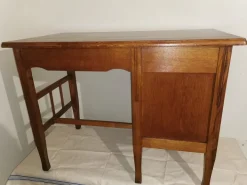 Pamono Art Nouveau Childrens Desk in Oak with Original Folding Compartment, Germany, 1890s Best