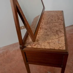 Pamono Art Nouveau Liberty 4 Drawer Dressing Table with Italian Marble Top, 1890s Outlet