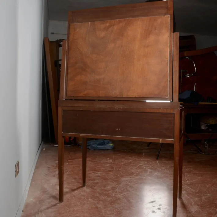 Pamono Art Nouveau Liberty 4 Drawer Dressing Table with Italian Marble Top, 1890s Outlet
