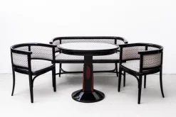 Pamono Art Nouveau Model 417 Seating Group from Mundus, Vienna, 1920, Set of 4 Best