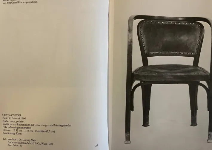 Pamono Art Nouveau Model No. 715 Living Room Set by Gustav Siegel for Jacob & Josef Kohn, Vienna 1905, Set of 3 Best