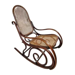 Pamono Art Nouveau Rocking Chair by Michael Thonet for Thonet Brothers, Austria, 1904 New