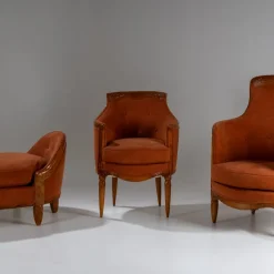 Pamono Art Nouveau Seating Ensemble, Germany, Early 20th Century, 1890s, Set of 3 Sale