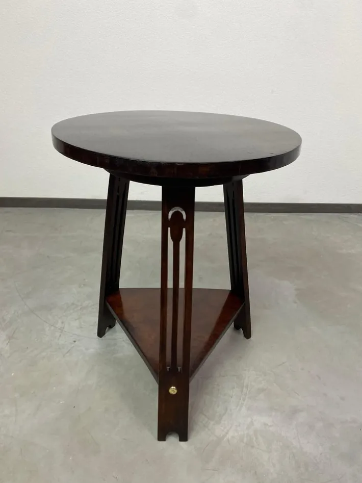 Pamono Art Nouveau Side Table attributed to Joseph Maria Olbrich, 1890s Sale