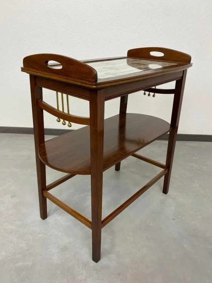 Pamono Art Nouveau Side Table, 1890s New