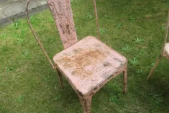 Pamono Art Nouveau Tolix Bistro Garden Chairs, Set of 3