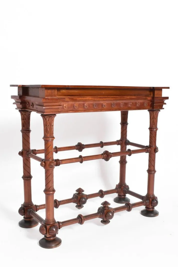 Pamono Arts & Crafts Wooden Console Table, 1910s