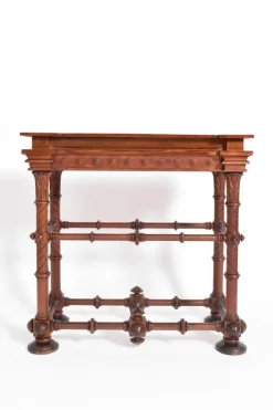 Pamono Arts & Crafts Wooden Console Table, 1910s