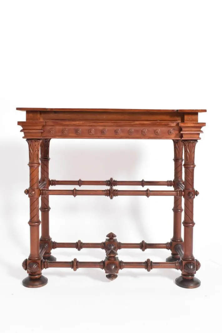 Pamono Arts & Crafts Wooden Console Table, 1910s