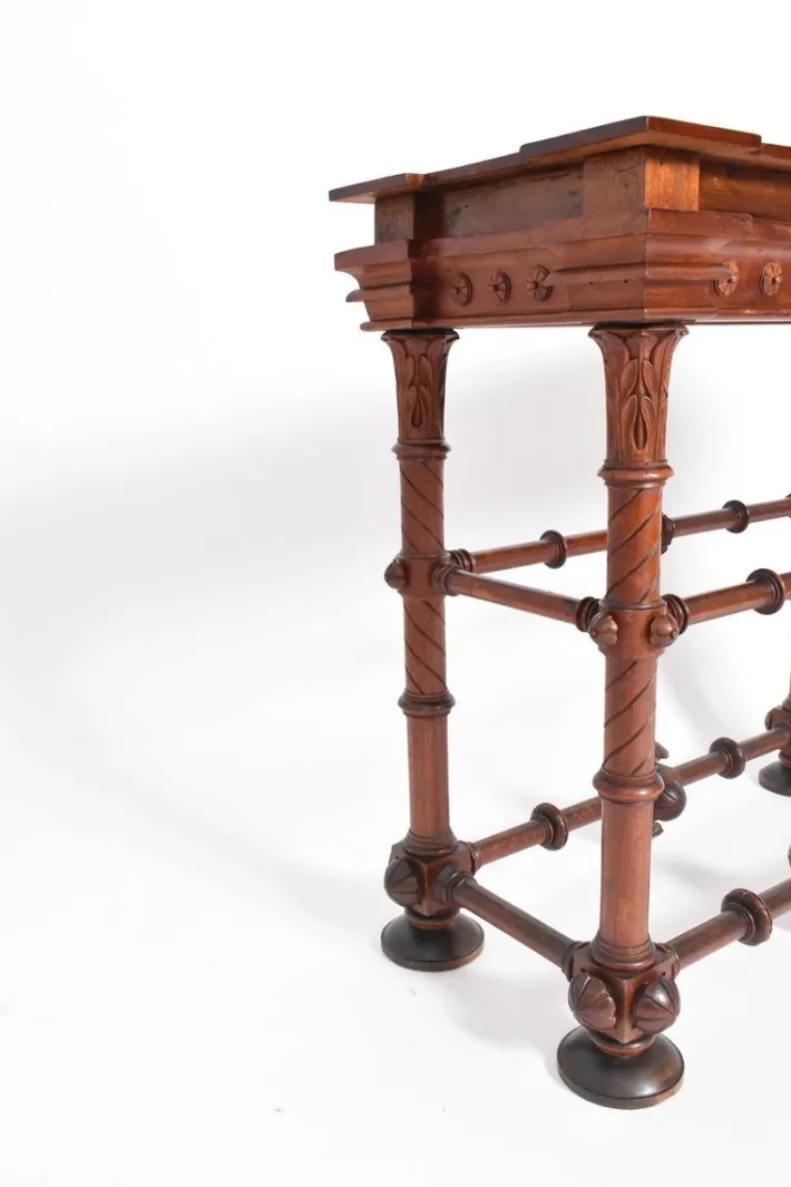 Pamono Arts & Crafts Wooden Console Table, 1910s