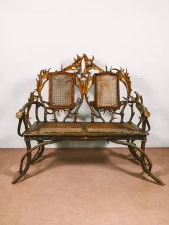 Pamono Austrian Inlaid Living Room Furniture, Set of 10