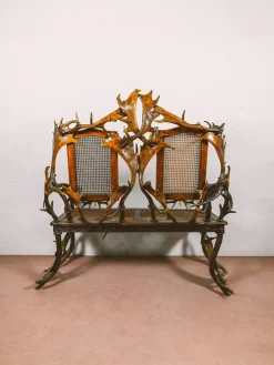 Pamono Austrian Inlaid Living Room Furniture, Set of 10