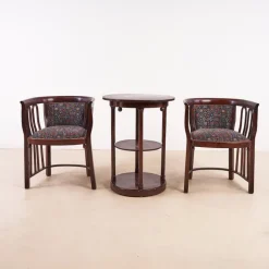 Pamono Austrian Lounge Set attributed to Josef Hoffmann, Set of 3 Sale