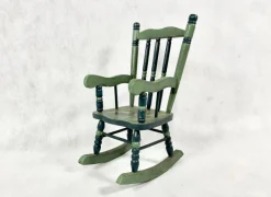 Pamono Austrian Painted Folk Art Rocking Chair, 1960s Outlet
