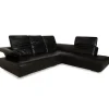 Pamono Avanti Corner Sofa in Black Leather from Koinor Discount