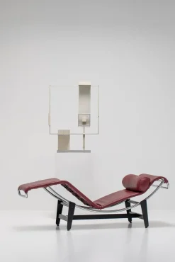 Pamono B306 Chaise Lounge by Le Corbusier, Charlotte Perriand and Jean Prouvé for Wohnbedarf, 1950s Clearance