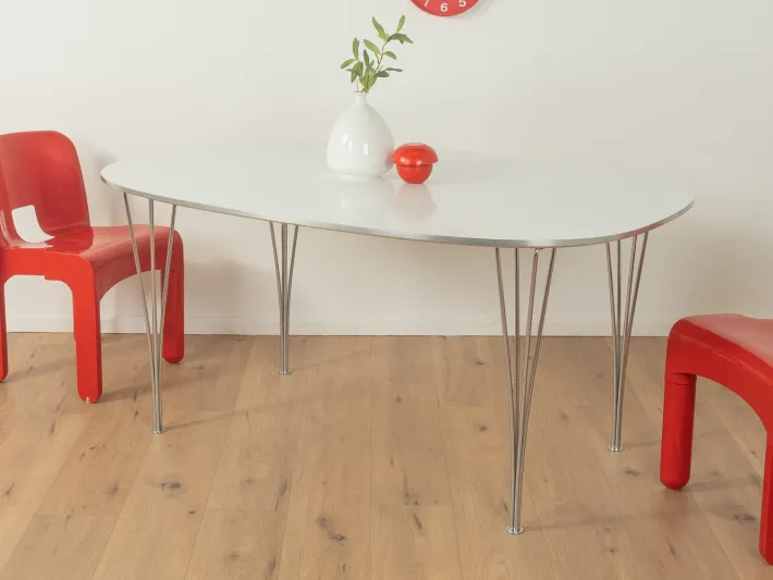 Pamono B612 Superellipse Dining Table by Piet Hein & Bruno Mathsson for Fritz Hansen, 1960s Sale