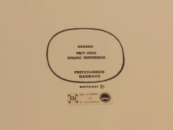 Pamono B612 Superellipse Dining Table by Piet Hein & Bruno Mathsson for Fritz Hansen, 1960s Sale