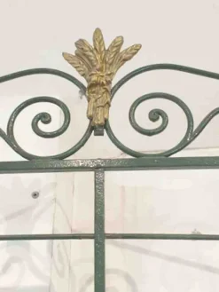 Pamono Bakers Shelf in Wrought Iron and Brass, 1900s Hot