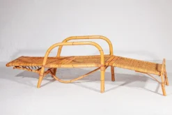 Pamono Bamboo & Rattan Easy Chair, Italy, 1960s Best