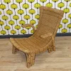 Pamono Bamboo and Rattan Lounge Chair from Arco, 1960s Online
