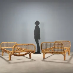 Pamono Bamboo Beds, 1970s, Set of 2 Hot