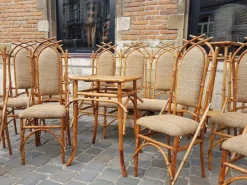 Pamono Bamboo Living Room Set by Giusto Puri Purini, 1950s, Set of 10 Online