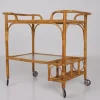 Pamono Bamboo Trolley Serving Tray, 1960s Best