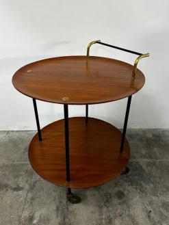 Pamono Bar Cart attributed to Campo e Graffi, 1960 New