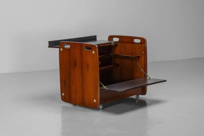 Pamono Bar Cart by Sergio Rodrigues for OCA Brazil, 1965 Discount