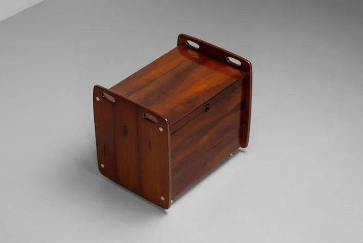 Pamono Bar Cart by Sergio Rodrigues for OCA Brazil, 1965 Discount