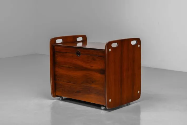 Pamono Bar Cart by Sergio Rodrigues for OCA Brazil, 1965 Discount