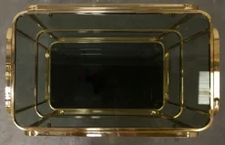 Pamono Bar Cart in Gilded Brass from Allegri, Italy, 1960s Clearance