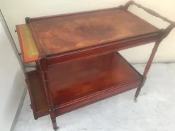 Pamono Bar on Wheels with Marquetry, 1950s Online