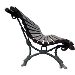 Pamono Barcelona Bench in Cast Iron and Wood, 1950s Discount