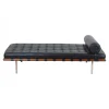 Pamono Barcelona Daybed in Black Leather by Ludwig Mies Van Der Rohe Online