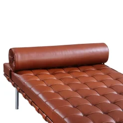 Pamono Barcelona Daybed Walnut Leather by Ludwig Mies Van Der Rohe Discount