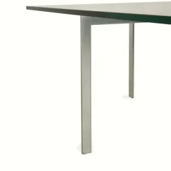Pamono Barcelona Glass Coffee Table in Chrome by Ludwig Mies Van Der Rohe for Knoll International New