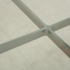 Pamono Barcelona Glass Coffee Table in Chrome by Ludwig Mies Van Der Rohe for Knoll International New