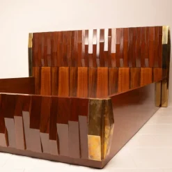 Pamono Barium Bed by Luciano Frigerio for Frigerio Di Desio, 1960s New