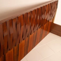 Pamono Barium Bed by Luciano Frigerio for Frigerio Di Desio, 1960s New