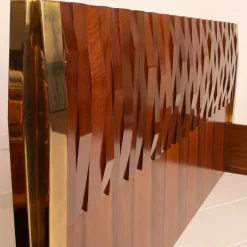 Pamono Barium Bed by Luciano Frigerio for Frigerio Di Desio, 1960s New