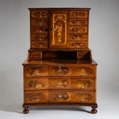 Pamono Baroque Secretaire in Walnut Discount