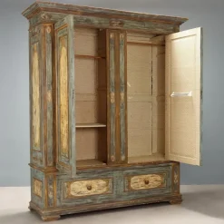 Pamono Baroque Style Lacquered Wood Wardrobe Discount