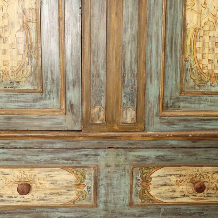 Pamono Baroque Style Lacquered Wood Wardrobe Discount