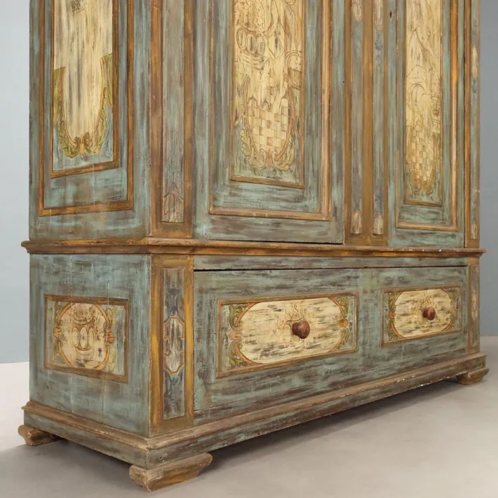 Pamono Baroque Style Lacquered Wood Wardrobe Discount