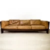 Pamono Bastiano Sofa in Rosewood and Leather by Afra and Tobia Scarpa, 1970s Best