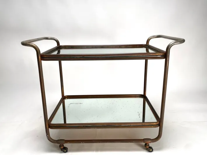Pamono Bauhaus Bar Trolley by Luigi Brusotti, 1941 Discount