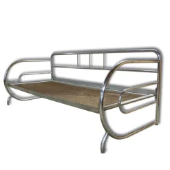 Pamono Bauhaus Chromed Sofa attributed Hynek Gottwald, Bohemia, 1930s Best