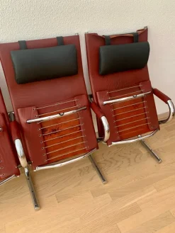 Pamono Bauhaus Cinema Series Chrome & Leather Armchair Bench Basel Cinema by Pfalzberger, 1970s Discount